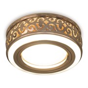 Светильник Gauss BackLight BL092 Кругл. Золото/Белый, Gu5.3, 3W, LED 3000K 1/30