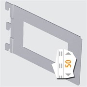 Держатель книг weiss alu. 10801-00006