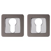 Накладка PUNTO под цилиндр ET QR GR/CP-23 графит/хром