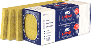 Теплоизоляция URSA ТЕПЛОСТАНДАРТ 50х1230х610 плита 9м2 2096119