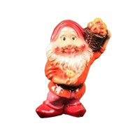 Фигура садовая КЕРАМИКА РУЧНОЙ РАБОТЫ Гном с яблоками 16 *25*40см 1573475