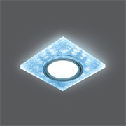Светильник Gauss BackLight BL065 Восемь гран.Белый Серебро.Хром Gu 5.3 Led 4100 K 1/40