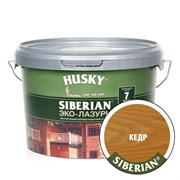 Эко-Лазурь HUSKY SIBERIAN для дерева полуматовая кедр 2,5л