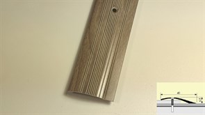 Кант полукруглый 40мм 1,8 дуб сицилия