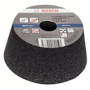 Круг BOSCH шлифовальный чашечный конусный 110мм K36 КАМ 1608600240