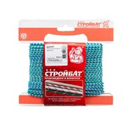 Шнур СТРОЙБАТ полипр.вязаный 4,0 мм цветной (20 м) 332440