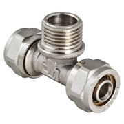 Тройник Valtec обжимной с переходом на нар. резьбу 32*1 VTm.333