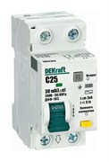 Выключатель диф. тока ДИФ-103-4.5кА-1N-025A-030-C DEKraft 16054