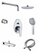 Душевая система скрытого монтажа Set_7in1