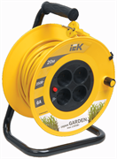 Катушка ИЭК Garden УК20 с т/з 4 места 2Р/20м 2*0,75мм2 WKP23-06-04-20