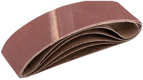 Ленты FIT шлифовальные бесконечные, водостойкие, на тканевой основе, 5шт 75*533мм Р120 39696
