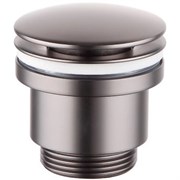 Клапан донный LEMARK универсальный Click/Clack 1 1/4, графит LM8500GM