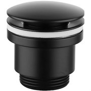 Клапан донный LEMARK универсальный Click/Clack 1 1/4, черный LM8500BL