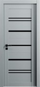 Полотно ЭКО Deluxe 309 черное стекло лакобель инвойс грей 70*200