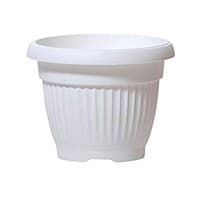 Горшок цветочный TERRA белый DCE25-S449