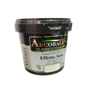 Краска декоративная РАДУГА Arcobaleno Effetto Seta Бархат Avanti серебро (1кг)