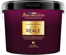 Краска РАДУГА Arcobaleno Reale суперстойкая для фасадов и интерьеров 9л