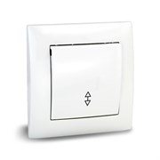 Переключатель UNIT VITA 1-клав. c/у 10А, белый