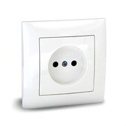 Розетка UNIT VITA 1-я с/у 10А, белый