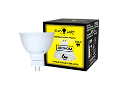 Лампа светодиодная Eurolight ELEC-514-PAR16-6-3K-GU5.3-SMD