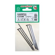 Саморезы СТРОЙБАТ гипсокартон-дерево 4,2x90 (6 шт) 13701