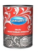 Эмаль РАСЦВЕТ алкидно-стирольная, с молотковым эффектом, золотистая 0,8кг