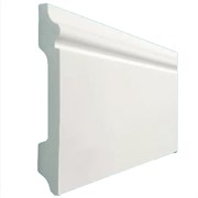 Плинтус СОЛИД напольный ударопрочный UHD01/80, белый, L2.4м/TM Unica/11
