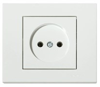 Розетка OVIVO GRANO б/з белый 400-010300-215