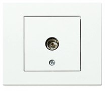 Розетка OVIVO GRANO ТВ проходная белый 400-010300-224