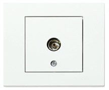 Розетка OVIVO GRANO ТВ проходная дымчатый 400-110300-224