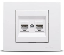 Розетка OVIVO GRANO компьютерная белый 400-010300-229