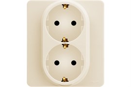 Розетка LEGRAND INSPIRIA 2*2К+3 слоновая кость 673751
