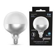 Лампа GAUSS LED Filament G125 9W E27 Mirror-milky 4100K 1014802209