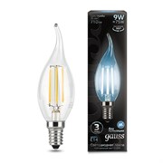 Лампа Gauss LED Filament Свеча на ветру E14 9W 710Lm 4100K 104801209
