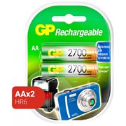 Аккумулятор GP пальчиковые 2700мАч (2шт) в блистере