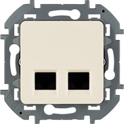 Розетка LEGRAND INSPIRIA 2*RJ45 6 UTP слоновая кость 673841