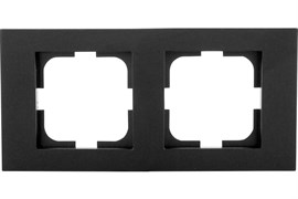 Рамка OVIVO GRANO 2-я черный 400-170000-226