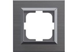 Рамка OVIVO QUANTUM 1-я inox O-405-340000-096