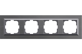 Рамка OVIVO QUANTUM 4-я inox O-405-340000-228