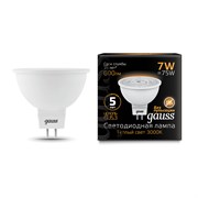 Лампа Gauss LED MR16 GU5.3 7W 2700K 101505107
