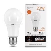 Лампа Gauss LED Elementary Globe 20W A60 E27 2700К 23219