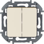 Выключатель LEGRAND INSPIRIA 2кл слоновая кость 673621