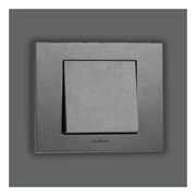Выключатель OVIVO GRANO 1-й дымчатый 400-110200-200