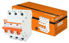 Автомат 3P 16A C BA 47-29 4,5KA SQ0206-0109 TDM