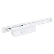 Доводчик NOTEDO дверной DC-075 SL+HO WHITE со скользящей тягой, с фикс. до 70 кг (10)