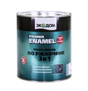 Грунт-эмаль по ржавчине РОГНЕДА Экодом 3 в 1 белая 1кг