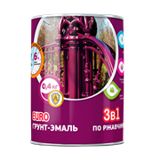 Грунт-эмаль OLECOLOR 3 в 1 по ржавчине черный 0.9 кг
