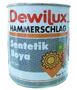 Эмаль молотковая DEWILUX темно-серая 0,75л 7013