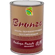 Эмаль РАДУГА BRONZE декоративная акриловая, глянцевая, атмосферостойкая (0,1л)