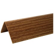 Угол с тиснением двухсторонний 30*30*2700 Дуб